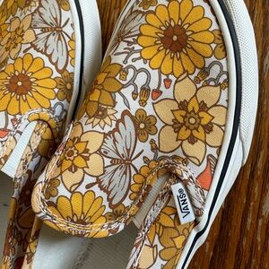 Vans Floral Slip-On Sneakers